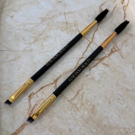 Dual Ended Angle Brush - Luxe Lash Dolls